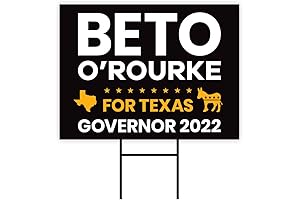 Beto O'Rourke For Texas Governor Yard Sign
