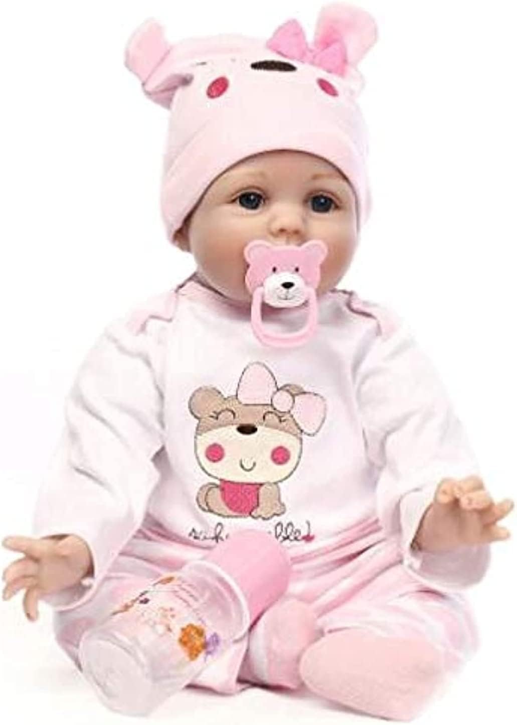 Nano Classic 18" Reborn Baby boy Doll Soft Vinyl cotton body Silicone head , hand and leg Newborn Baby Doll Girl Toy Gift Dolls