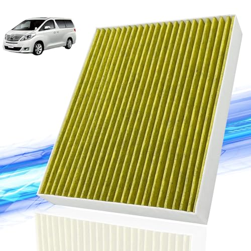 アルファード エアコンフィルター 活性炭入り PM2.5対応 脱臭 抗菌 防カビ 花粉 抗ウィルス トヨタ GGH20.25 ANH20.25 ATH20W H20.5~H26.12 交換用 車用 特殊5層構造 脱臭 適合品番 87139-52020 We