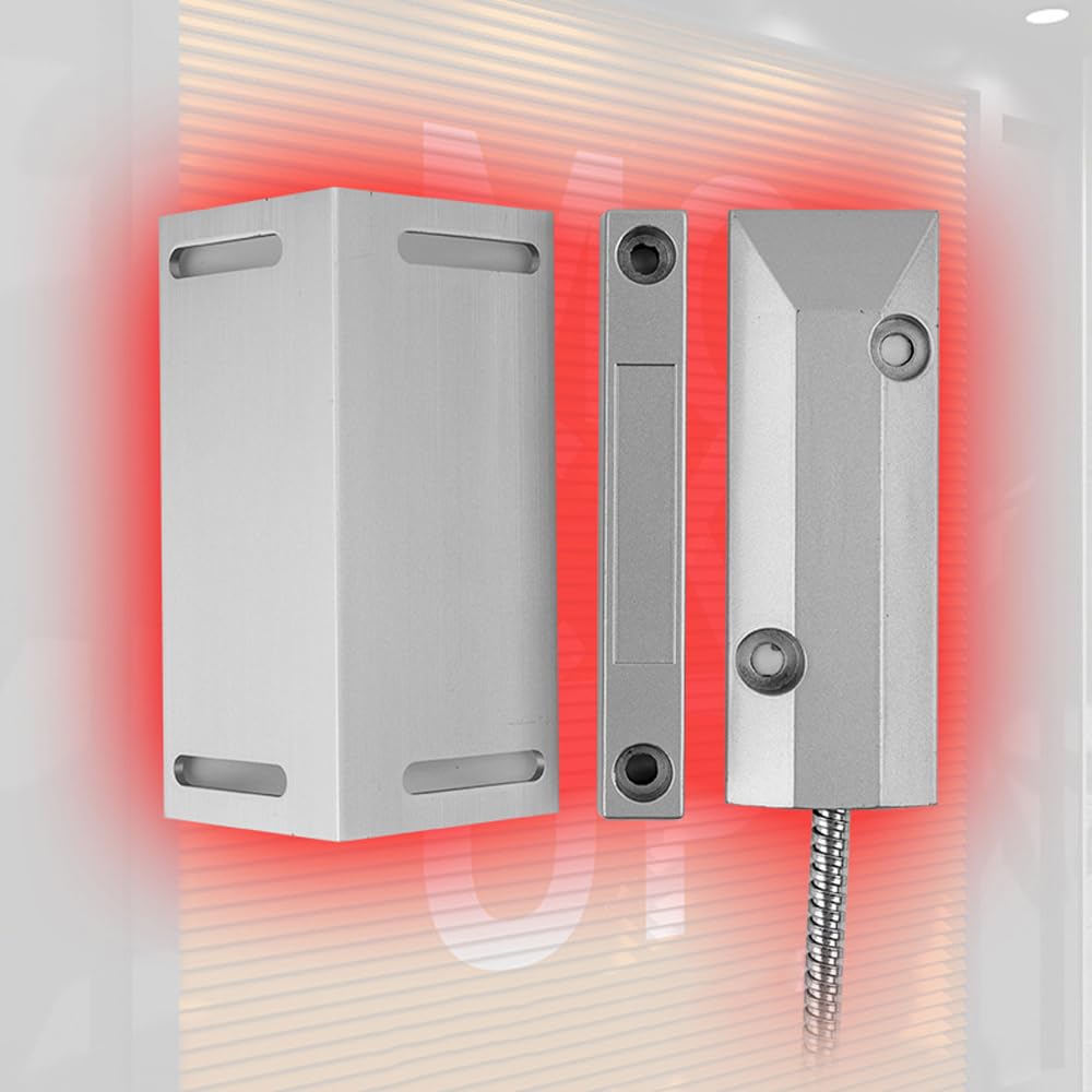 Interruptor de Puerta de Garaje, Interruptor magnético de Puerta, Alarma magnética de Puerta, Soporte de Sensor de Puerta Enrollable