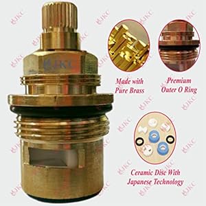 JKC Jaguar Tap Spindle for Water tap Spares and Accessories Parts for Jaquar Type Tap (Florentine Type) (Pack of 2)