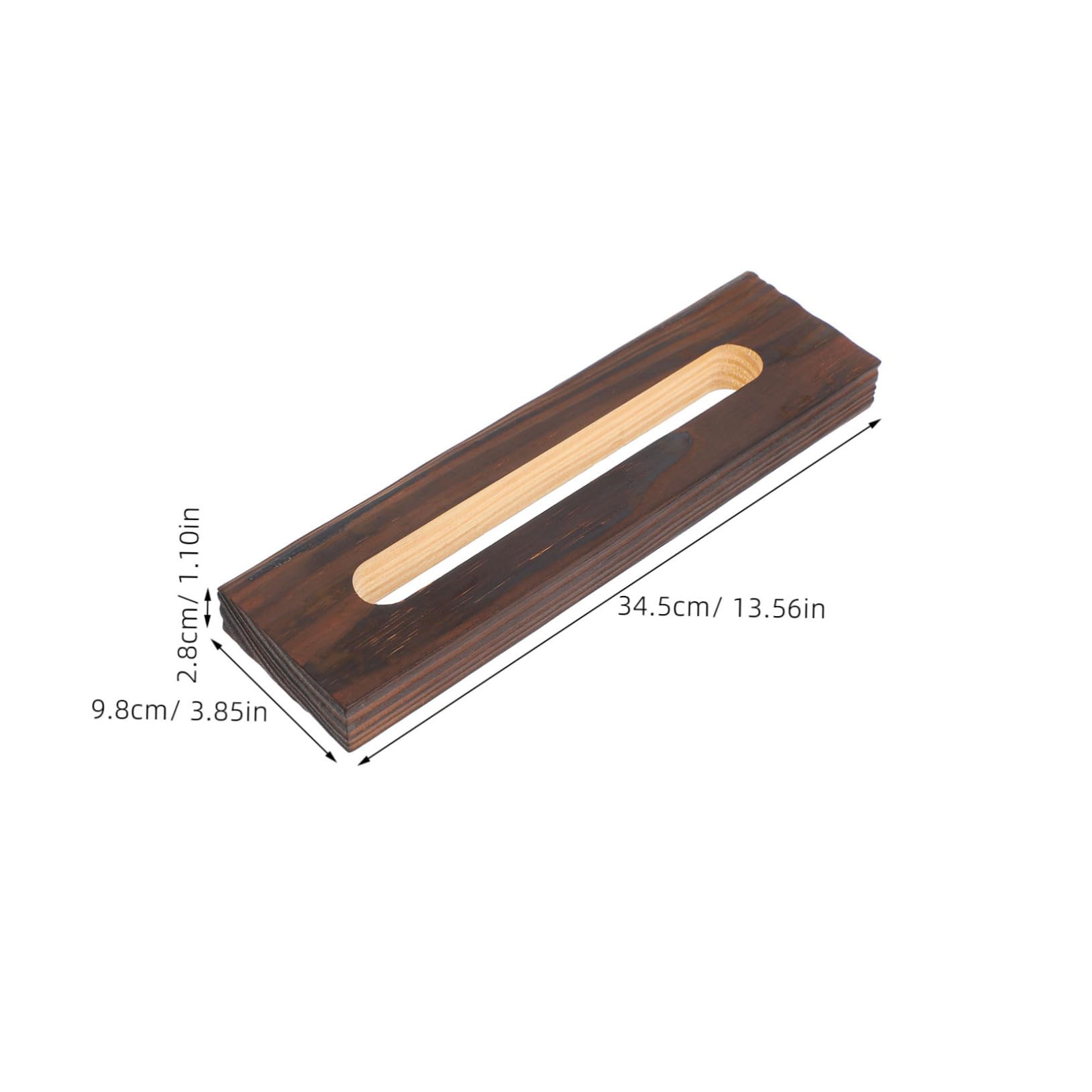 Gogogmee Natural Wood Fish Tank Fountain Decor Rustic Wood Board Aquarium Landscape Tank Supply Water Pump Accessory