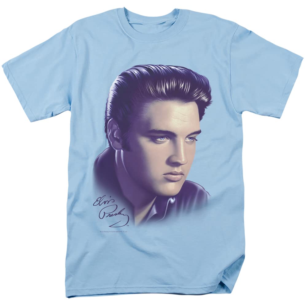 Popfunk Classic Elvis Presley Big Portrait W Unisex Adult T Shirt