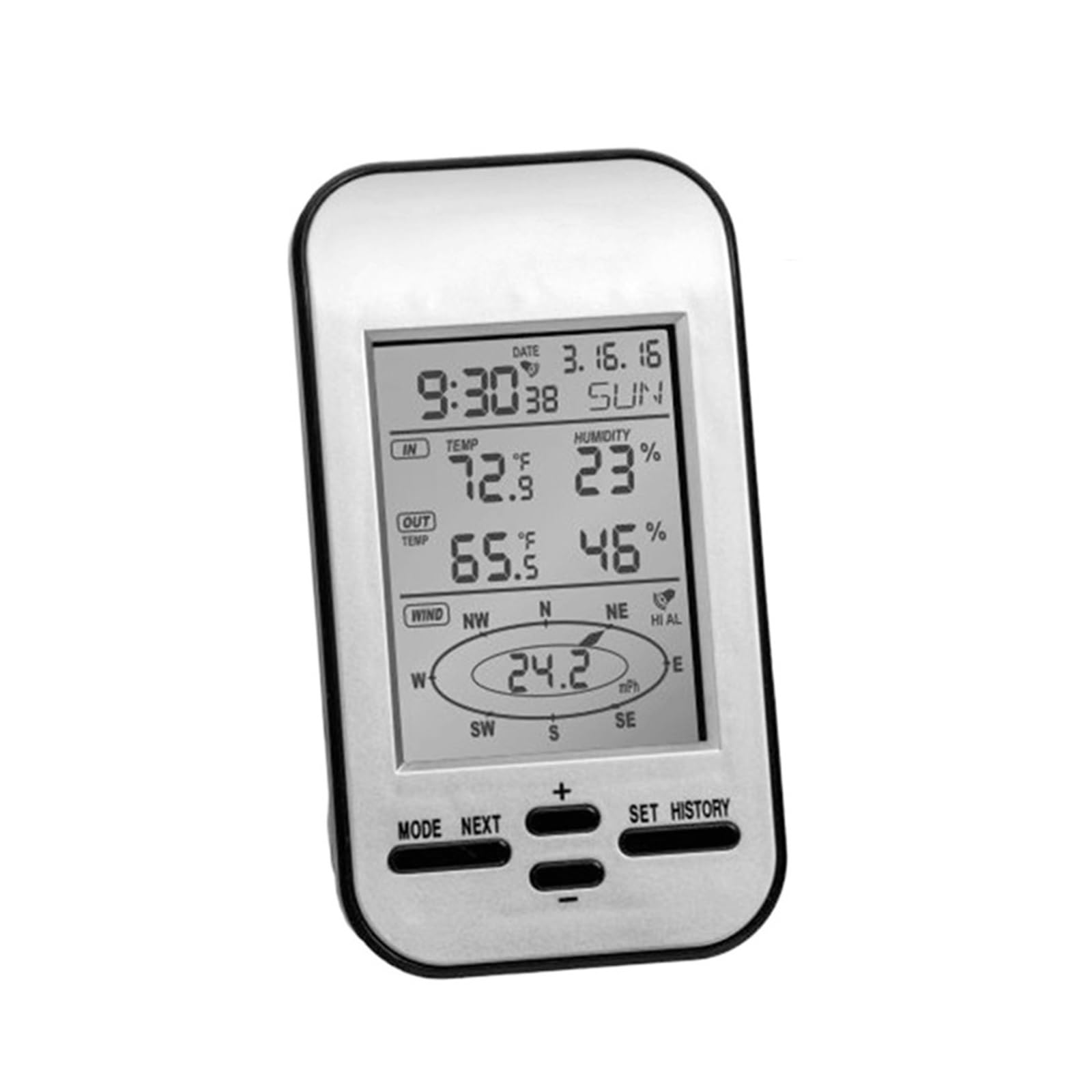 Profesjonalna Bezprzewodowa Stacja Pogodowa Anemometr Z Czujnikiem Kierunku Prędkości Wiatru Cyfrowy Miernik Temperatury I Wilgotności Temperatury Odczuwalnej Dokładny Monitor
