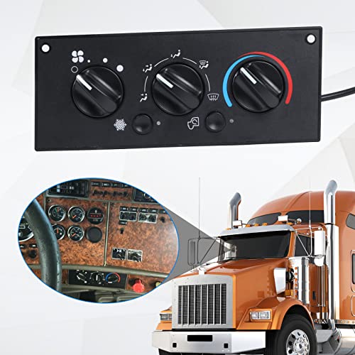 BUSIDN 599-5511 A/C Climate Control Module Panel – Replacement for Kenworth W900 T800 T600A C500 T300 2002-2006