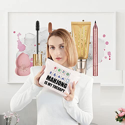 LEVLO Divertente Mahjong Cosmetico Make Up Bag