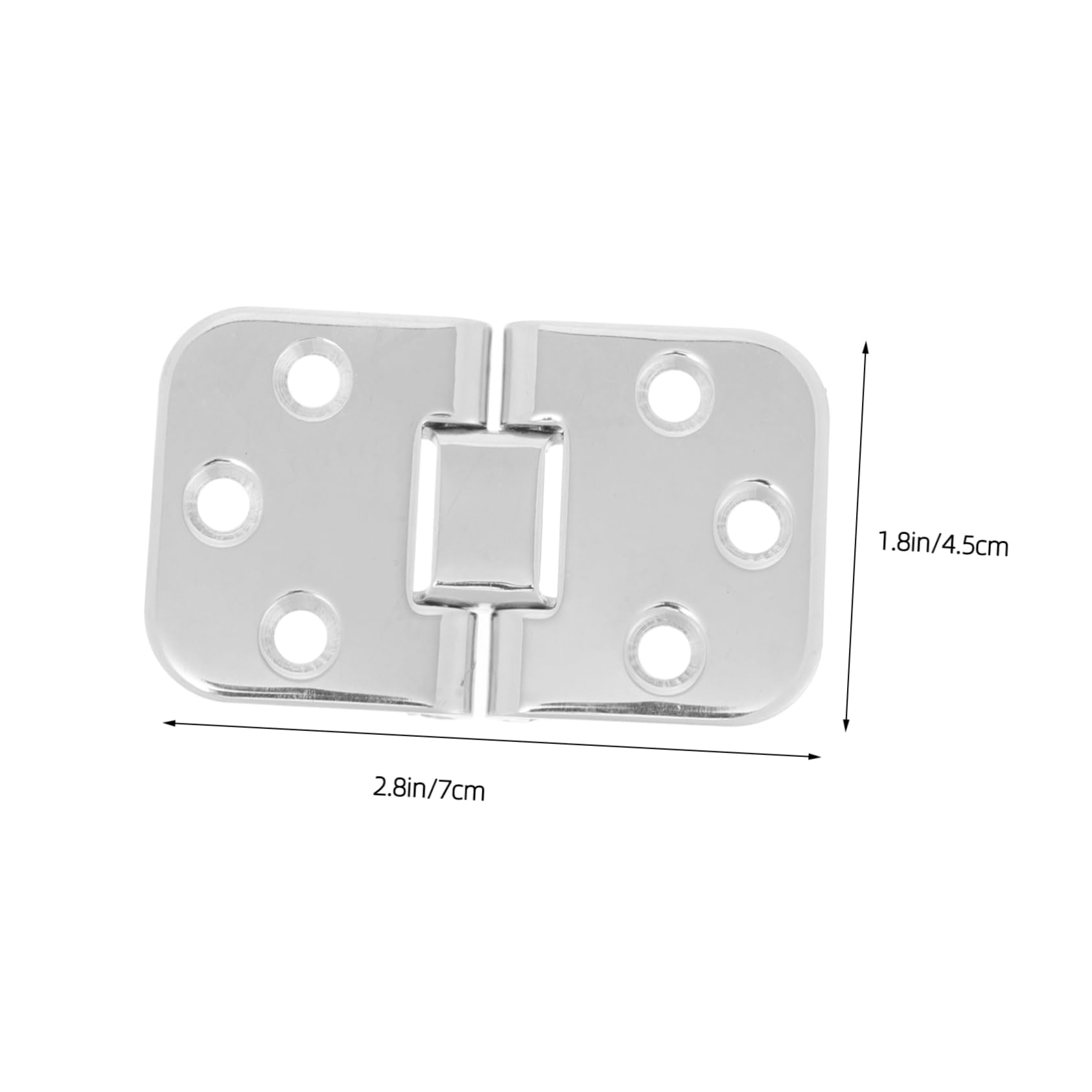 BESPORTBLE 2pcs Heavy Duty Stainless Steel Folding Table Hinges for Furniture Cabinets & RVs Self Supporting Flap Hinge Hardware for Boats and Home Use
