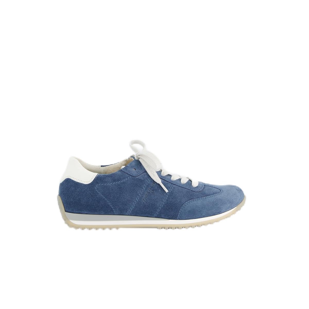 Paul Green Zapatilla 5300-047 de piel rugosa, azul, mujer