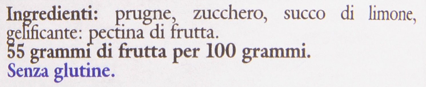 Zuegg - Confettura Extra di Prugne - 330 g - [confezione da 12]