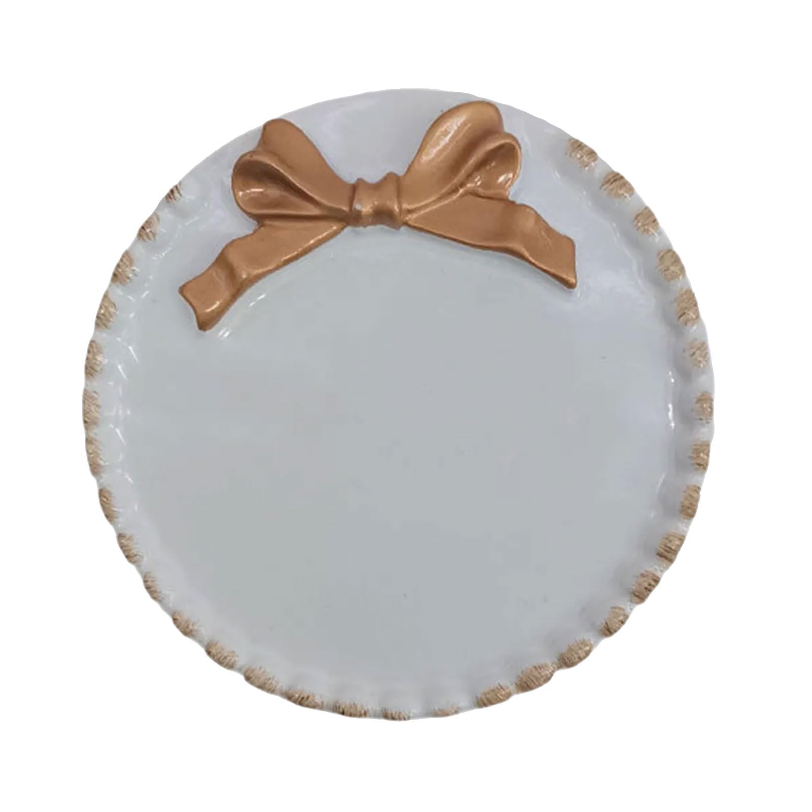 Multipurpose Retro Resin Tray Holder for Busy Lifestyles Easy and Use Retro Styles Resin Round Holder and Storage Tray