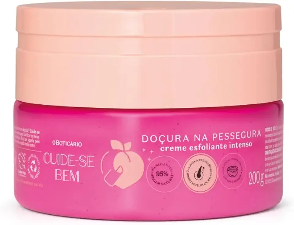 Creme Esfoliante Intenso Cuide-se Bem Doçura na Pessegura 200g