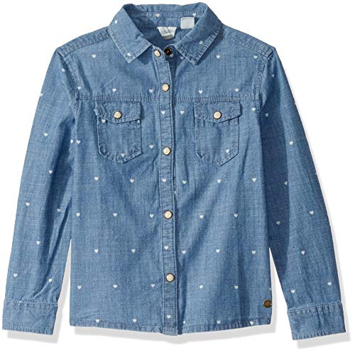 Roxy girls Paradisiac Cascade Roxy Girl Shirt, Medium Blue, 16 US