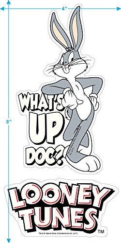 Popfunk Looney Tunes Bugs Bunny Face T Shirt & Stickers4