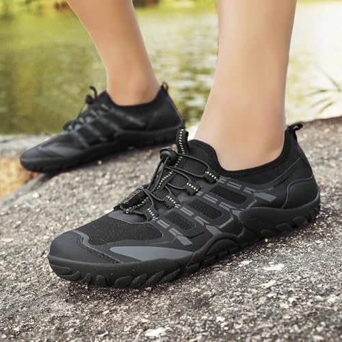 Water Shoes Wide Width for Women Men Swim Beach Barefoot Shoes Quick Drying Aqua Shoes for Pool Diving Boating River Yoga Lake Surfing3