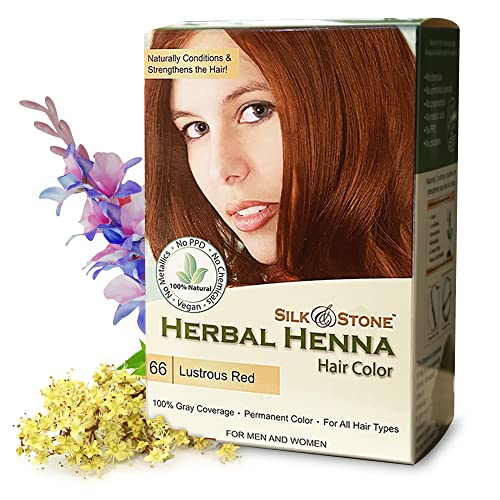 Color de Cabello Herbal Henna #66 Rojo Brillante miniatura 1
