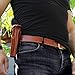 Leather Paddle OWB Revolver Holster with Retention Strap Fits Uberti 1873 Cattleman 357 Magnum 4-3/4