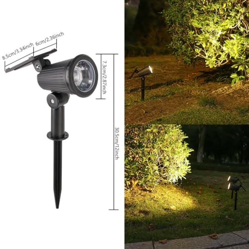 Solar Spot Lights Adjustable Angle Solar Spotlights Outdoor Waterproof - image 2