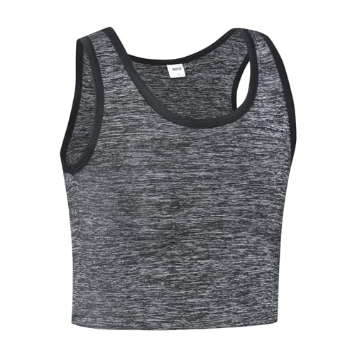 Image of Women Transgender Tomboy FTM Pull On Closure Elastic Chest Binder Pullover Tank Top