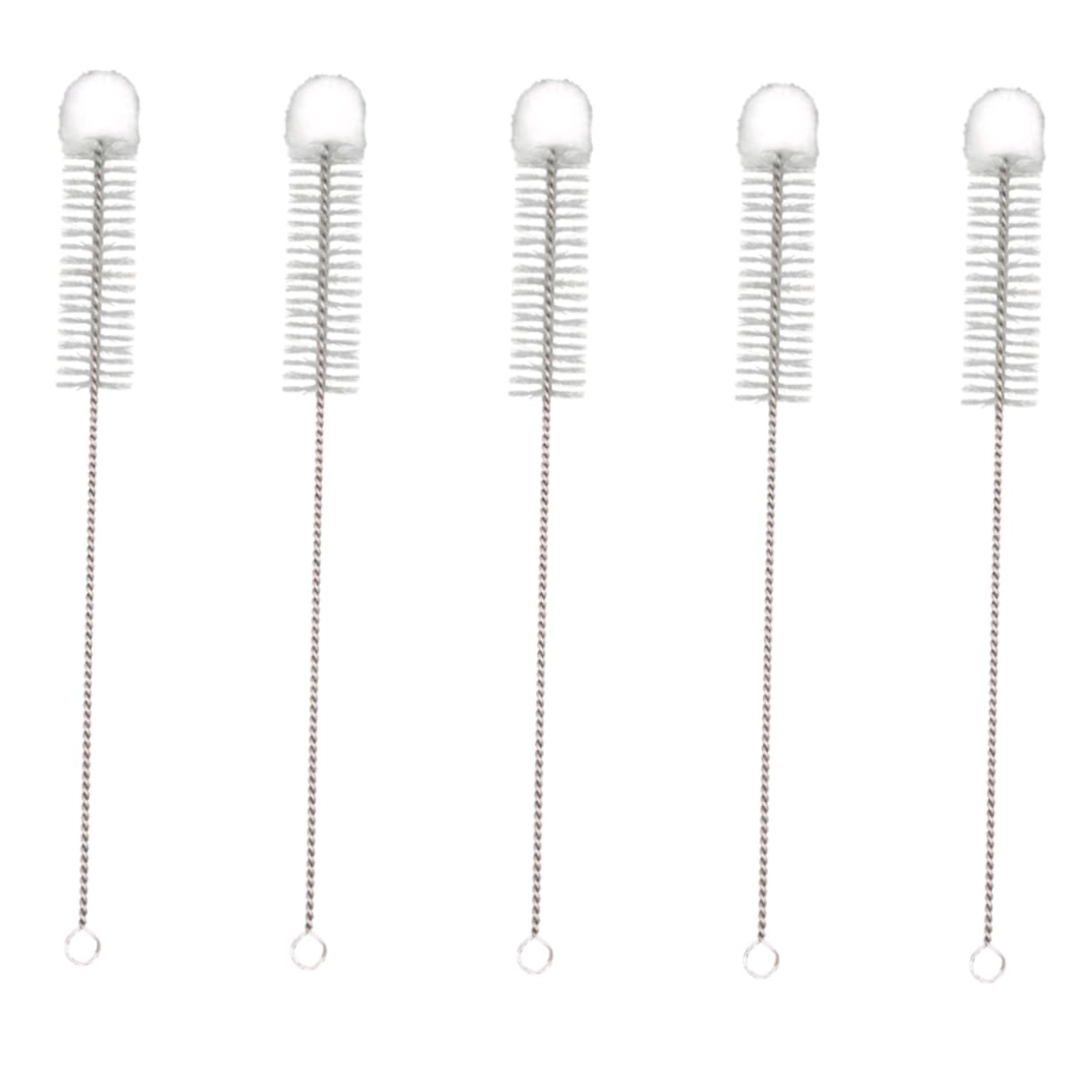 MOLUCKFU High Performance Cleaning Brush 5pcs Test Tube Brush Tip for Softy Tip Cleaning Great for Crafts