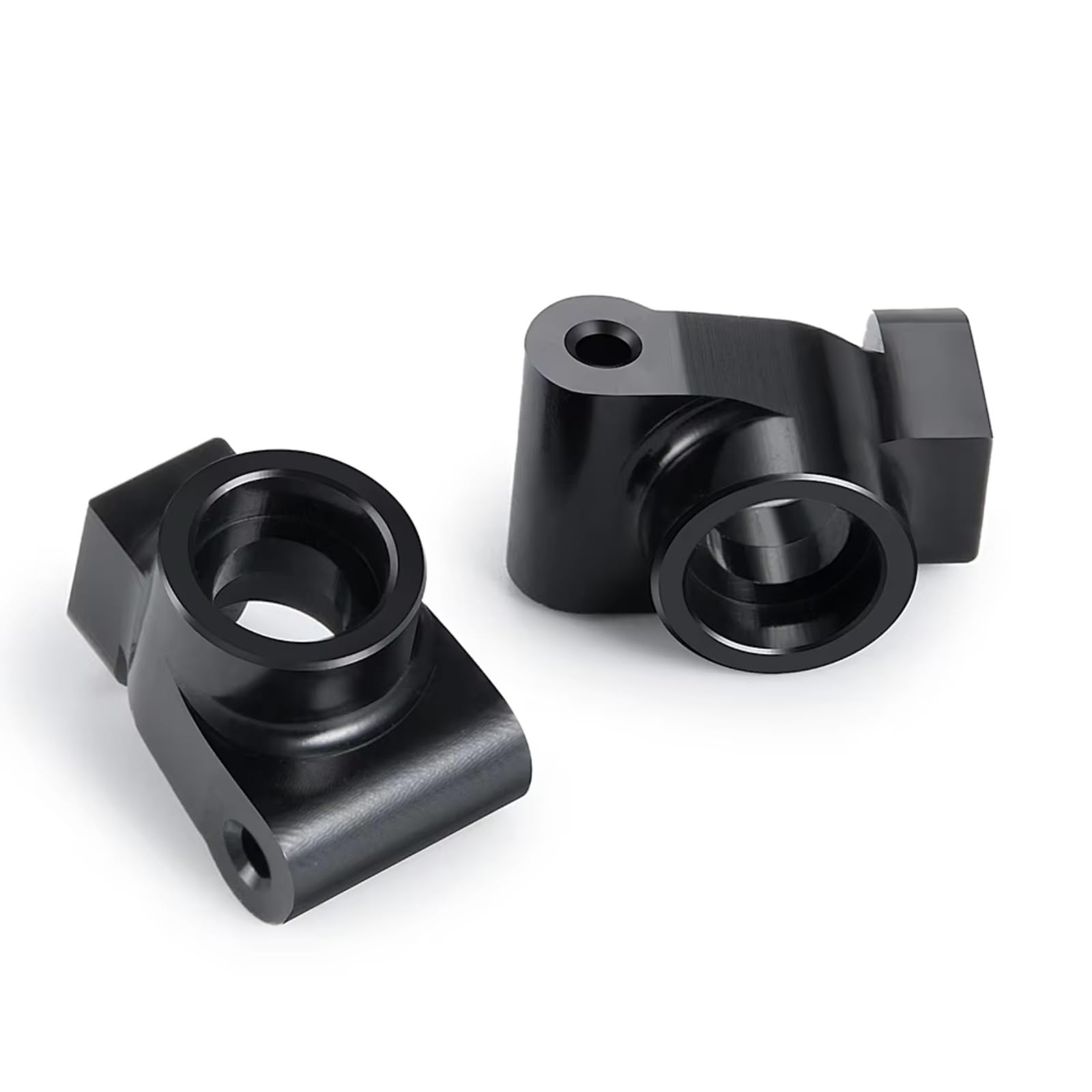 RC Repuestos para Mini-B 2WD 1/16 2 Piezas De Dirección Delantera Aleación Aluminio Bloques Ruedas Mejora para Buggy RC(Caster Blocks)