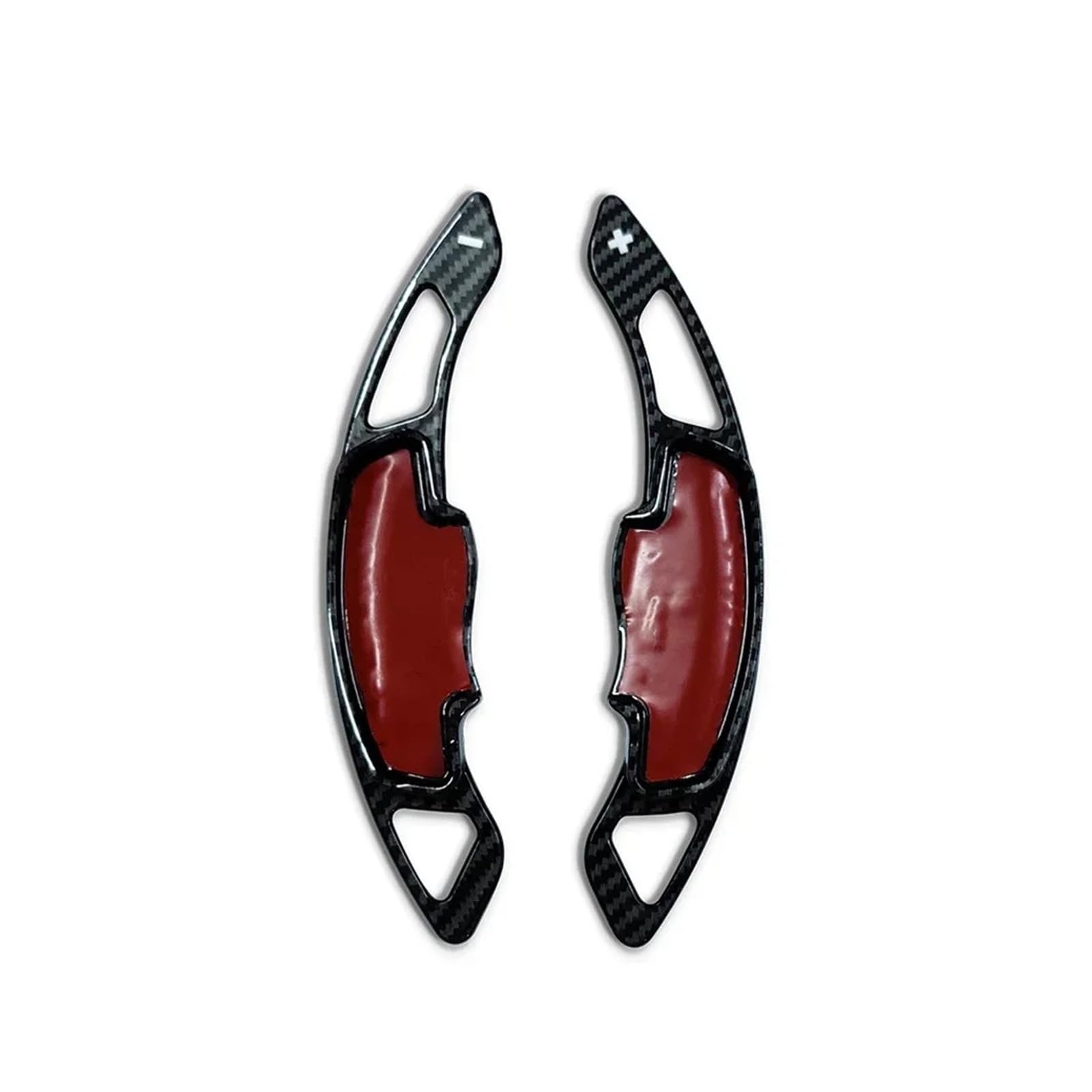 Plmnhss Black Carbon Fiber Car Steering Wheel Shift Paddle Blade For 10Th For Civic For Accord For Crv For Urv For Avancier For Spirior For Insp 2Pcs Car Wheel Padle Shifter Gear