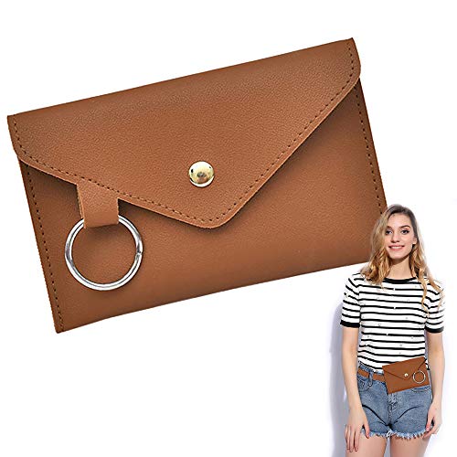 1PC Mujeres Cubren La Correa De Cintura del Paquete De Fanny De La Bolsa con La Correa Extraíble Correa De La Manera Bolsos De Manos Libres Bolso De La Cintura para El Aire Libre, Viajes, Uso Casual