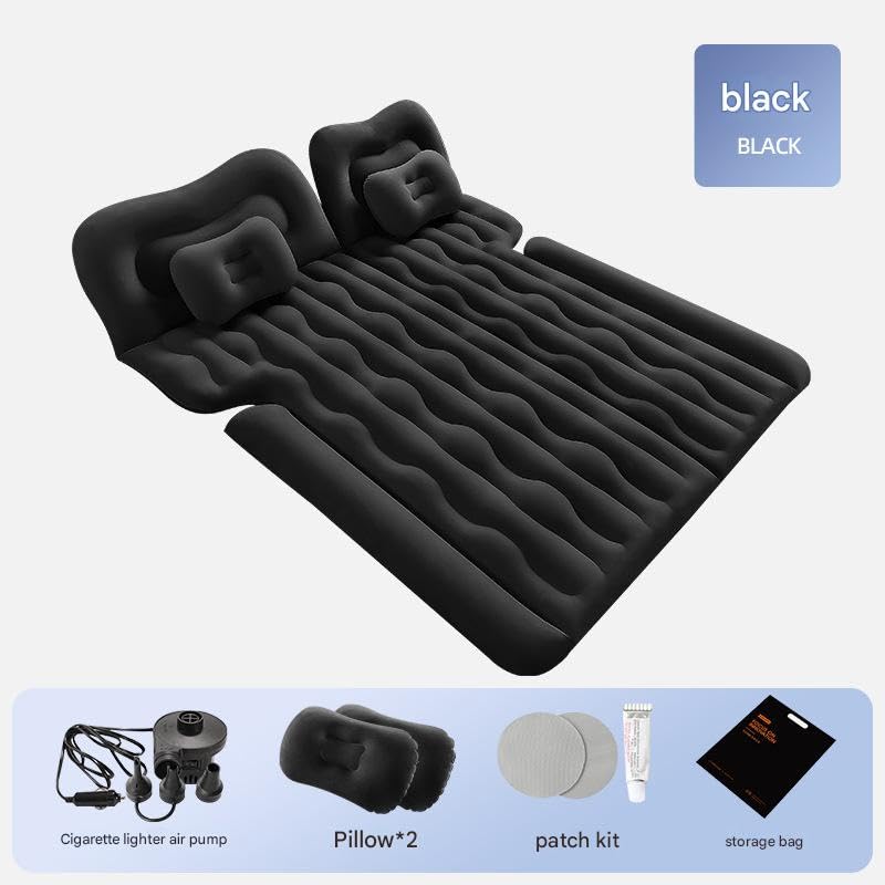 FPFQW Car Inflatable Mattress for Jeep Grand Cherokee WK2 2011-2015 2016 2017 2018 2019 2020 2021 2022 2023, Durable PVC Flocking Inflatable Auto Car Travel Air Mattress Portable Camping Sleeping Pad