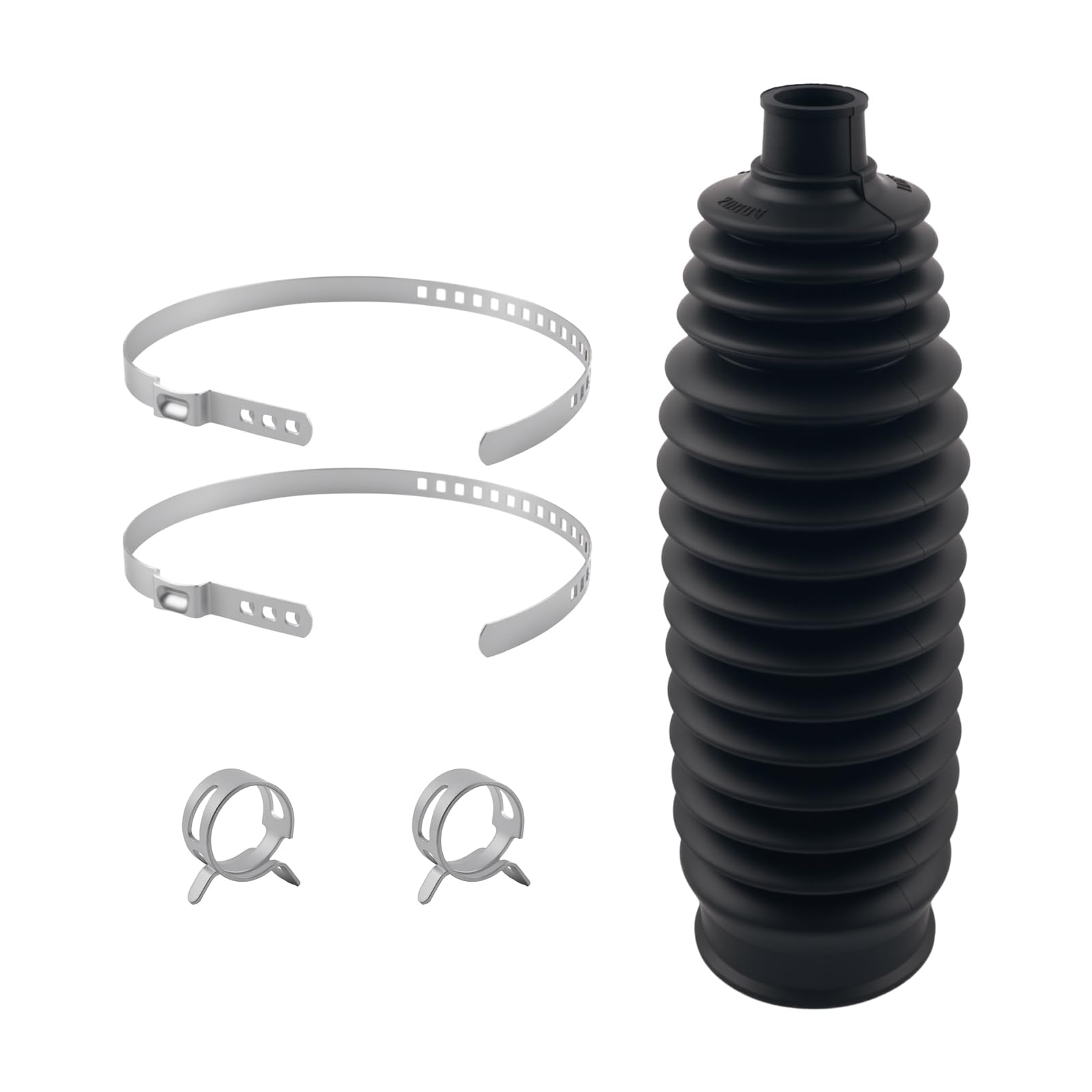 Car Inner Tie Rod Boot with Clips/Fastening Straps Replacement OEM 4553529015/103-3069,Anti-dust Rack and Pinion Boot Compatible with Volvo/Mazda/Toyota,Professional Steering Rack Boots