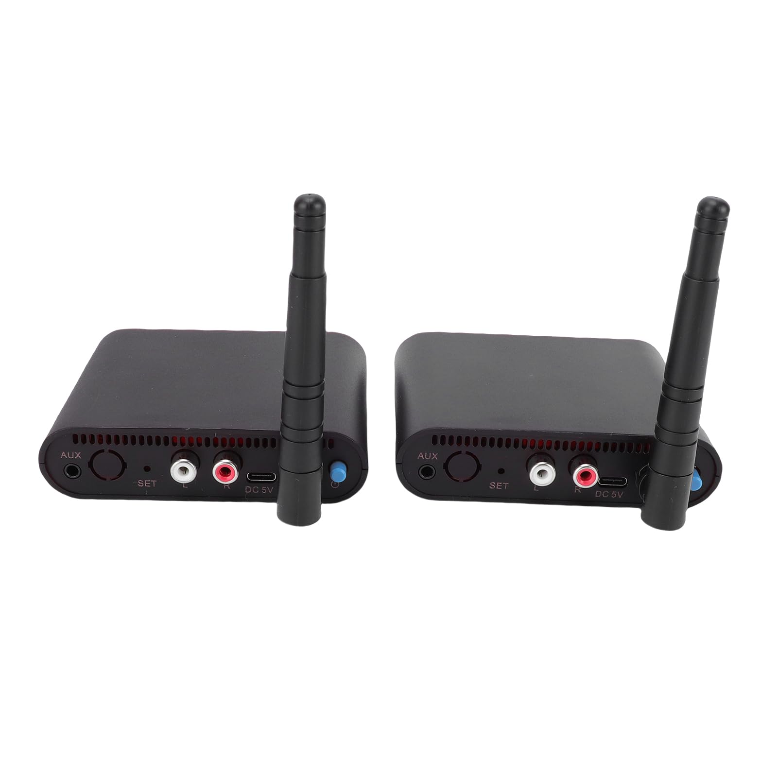 Bezprzewodowy Nadajnik-Odbiornik Audio 2,4 Ghz, Zasięg 328 Stóp, Zerowe Opóźnienia, Zestaw Bezprzewodowego Adaptera Audio Z Kablem AUX, Do Głośników, Wzmacniaczy, Soundbarów