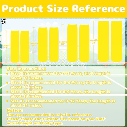 Image of Olreco 1 Pack Toddler Kids Youth Soccer Socks Girls Boys Baseball Socks Youth Knee High Softball Football Accessories Cotton