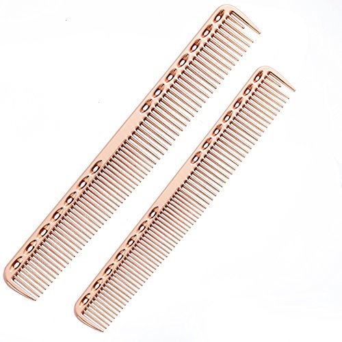 SMITH CHU Professional Space Aluminum Dressing Combs for Women - Best Styling Comb for Long,Wet or Curly, Reduce Hair Loss and Dandruff&Headache