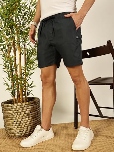 Image of Thomas Scott Men's | Solid | Chino Shorts | Regular Fit | 100% Cotton | Above Knee | Casual Short