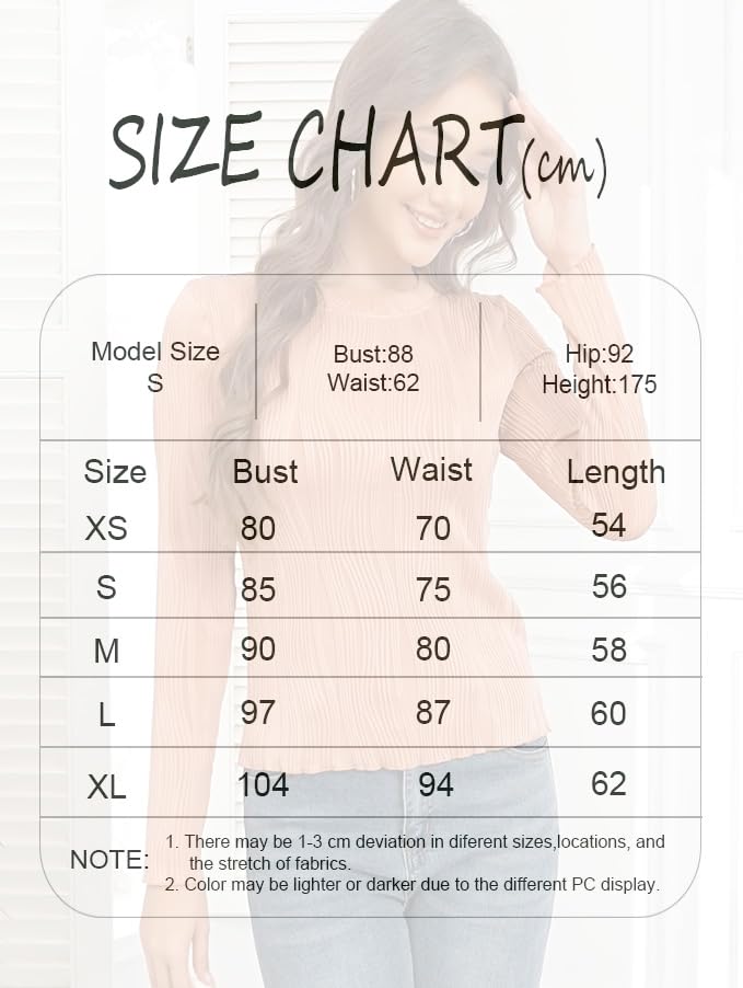 GLEENOD Langarmshirt Damen Rundhalsausschnitt Elegant Sweatshirt Basic Pullover Y2K Modernes Oberteil