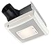 Broan-Nutone AN110L InVent Series Single-Speed Fan, Ceiling Room-Side Installation Bathroom Exhaust Fan, ENERGY STAR Certified, 1.3 Sones, 110 CFM , White