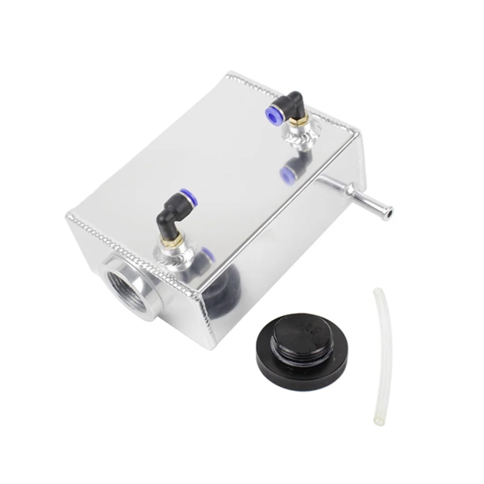 Réservoir De Liquide Refroidissement Radiateur En Aluminium Universel 600 Ml Avec Indicateur Niveau Vase De Liquide De Refroidissement