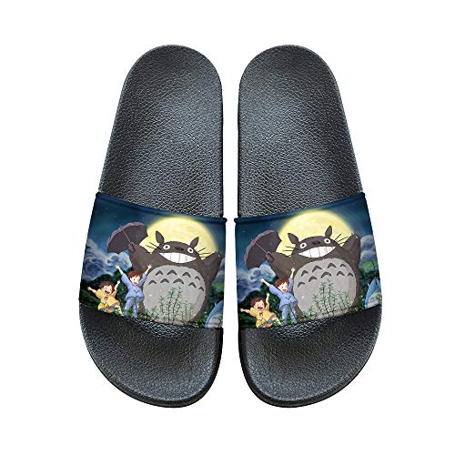Kerlana Totoro Zapatillas Avant-Garde Unas Zapatillas de baño for Las Sandalias niños y niñas Abrir-Punta Suave Espalda Abierta Sandalias (Color : A02, Size : EU36 US5.5)