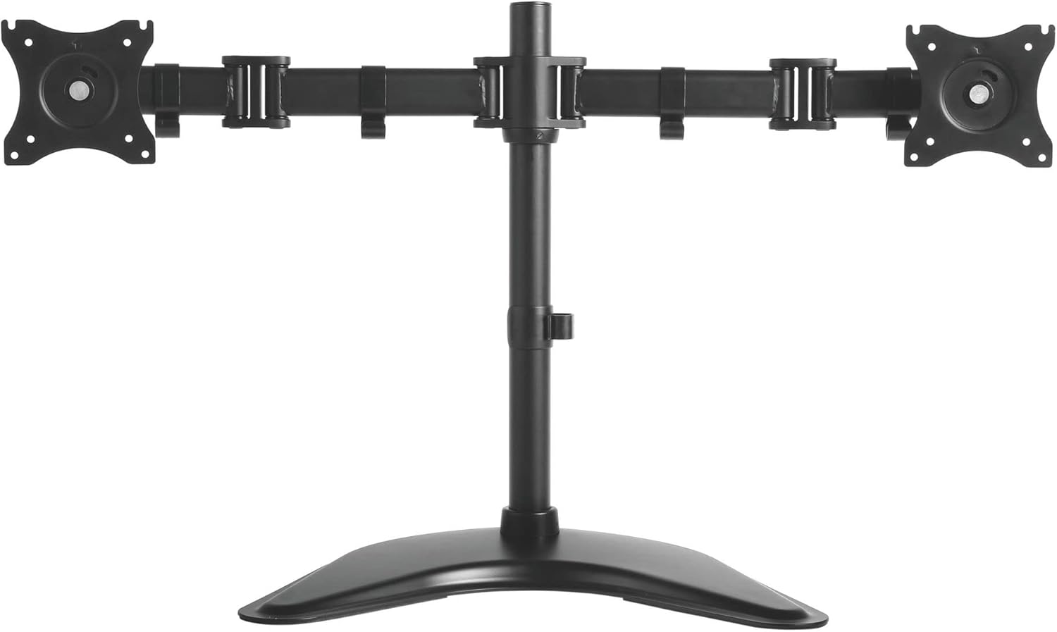 Kantek Dual Monitor Articulating Desktop Stand, for 13" to 27" Monitors, 32" X 13" X 17.5", Black, Supports 18 Lb