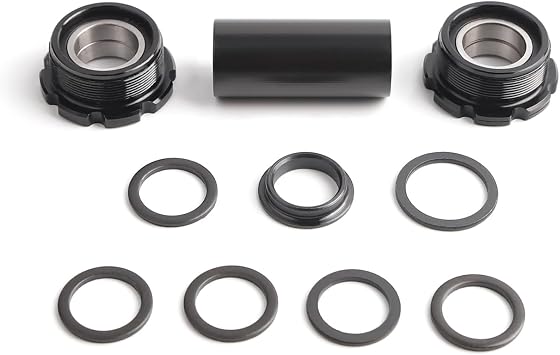 Euro BB BMX Bike Bottom Bracket Bike Parts BB for BMX Bike, 19MM, Black