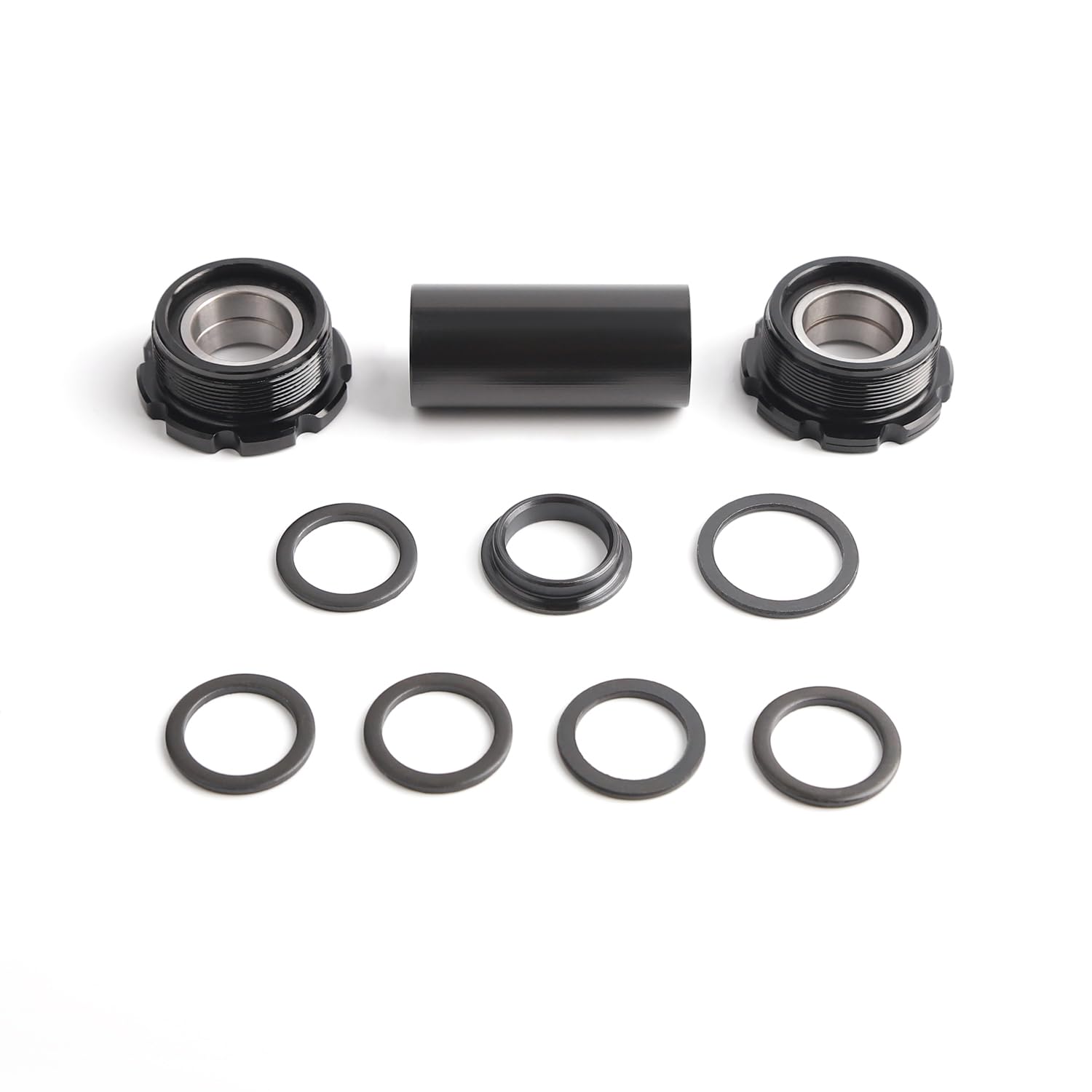 POLSO Euro BB BMX Bike Bottom Bracket Bike Parts BB for BMX Bike, 19MM, Black