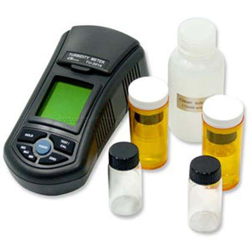 *Envío el mismo día* Medidor de turbidez | rango NTU: 0.00-50.00 y 50-1000, ISO 7027 | rango automático, pantalla LCD | funciona con pilas | certificado de calibración incluido | modelo: TU-2016,