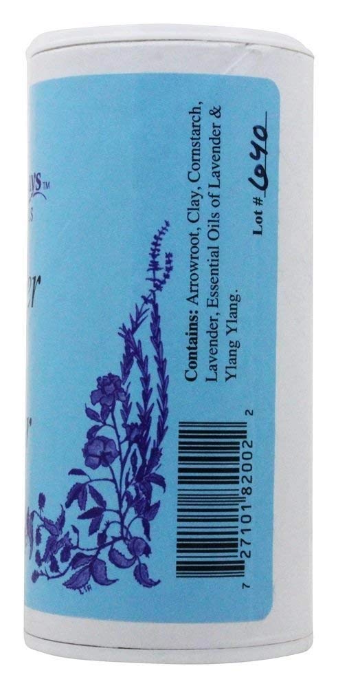 Wise Ways Herbals Lavender Body Powder, 4 Oz