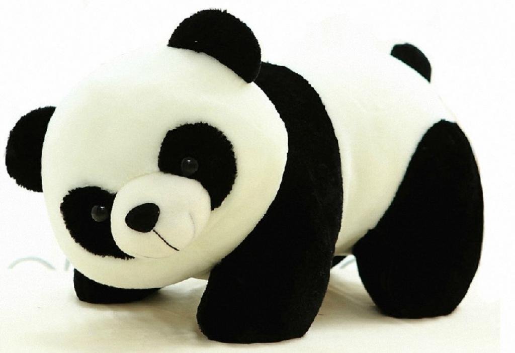 Black,White Cute Looking Panda Stuffed Soft Plush Toy - 26CM-image-35
