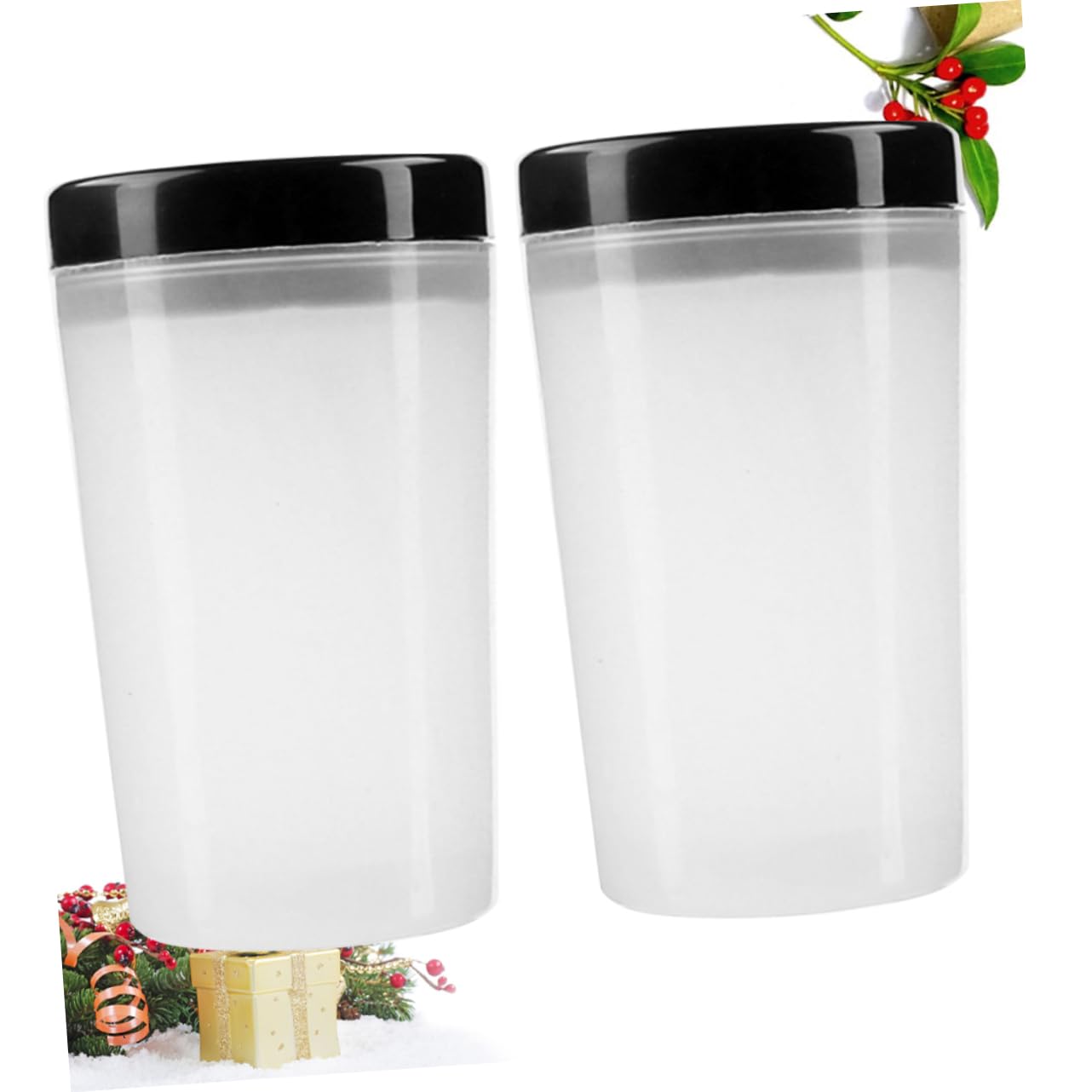 SAFIGLE Art Student's Essential: 2pcs Pen Wash Bucket Nail Art Brush Cleaning Cup Plastic Nail Manicure Tool