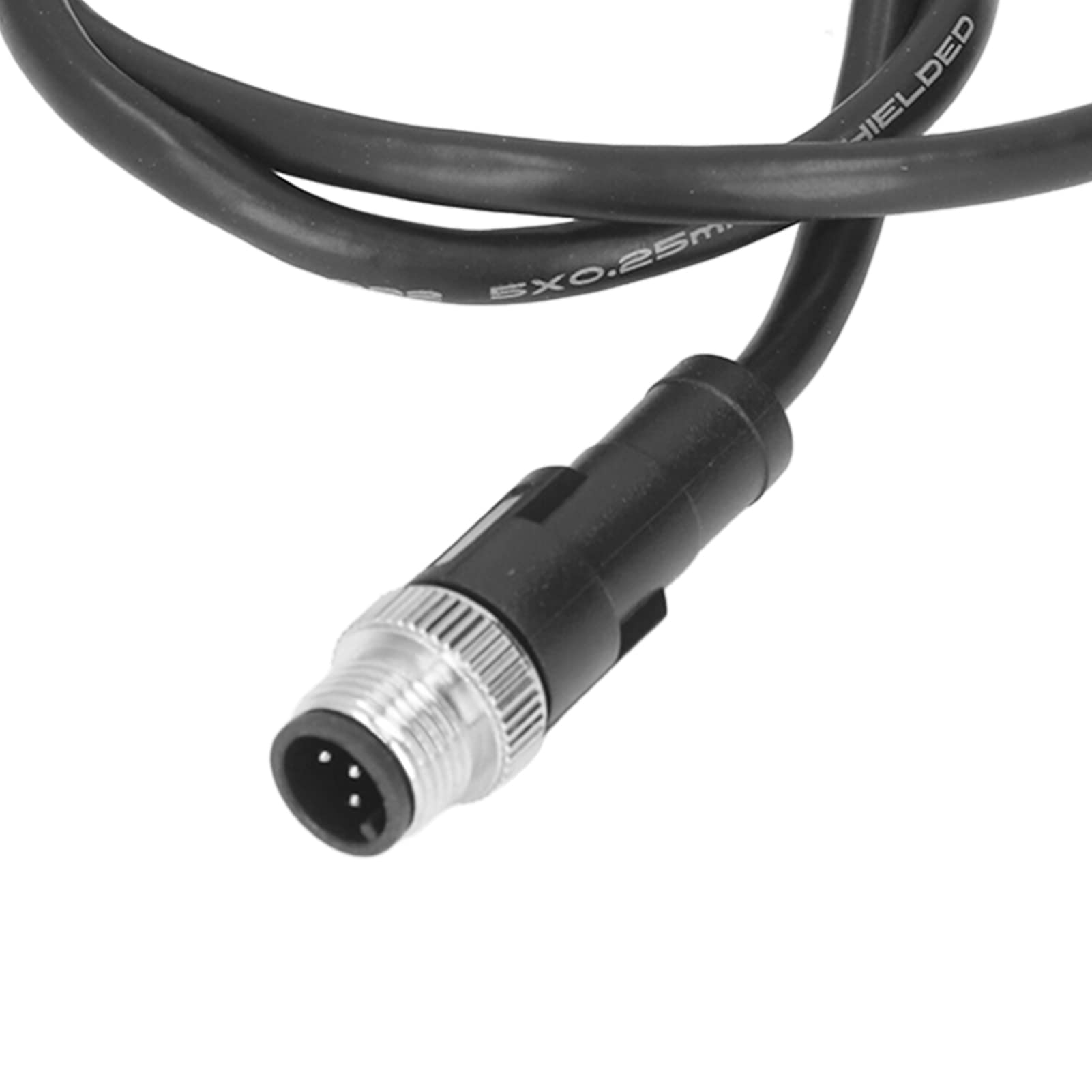 EVGATSAUTO Câble de Dérivation de Backbone de Bateau, Câble Noir ABS pour Remplacement NMEA 2000 pour les Réseaux Simrad B G Navico(0,5 mètres)