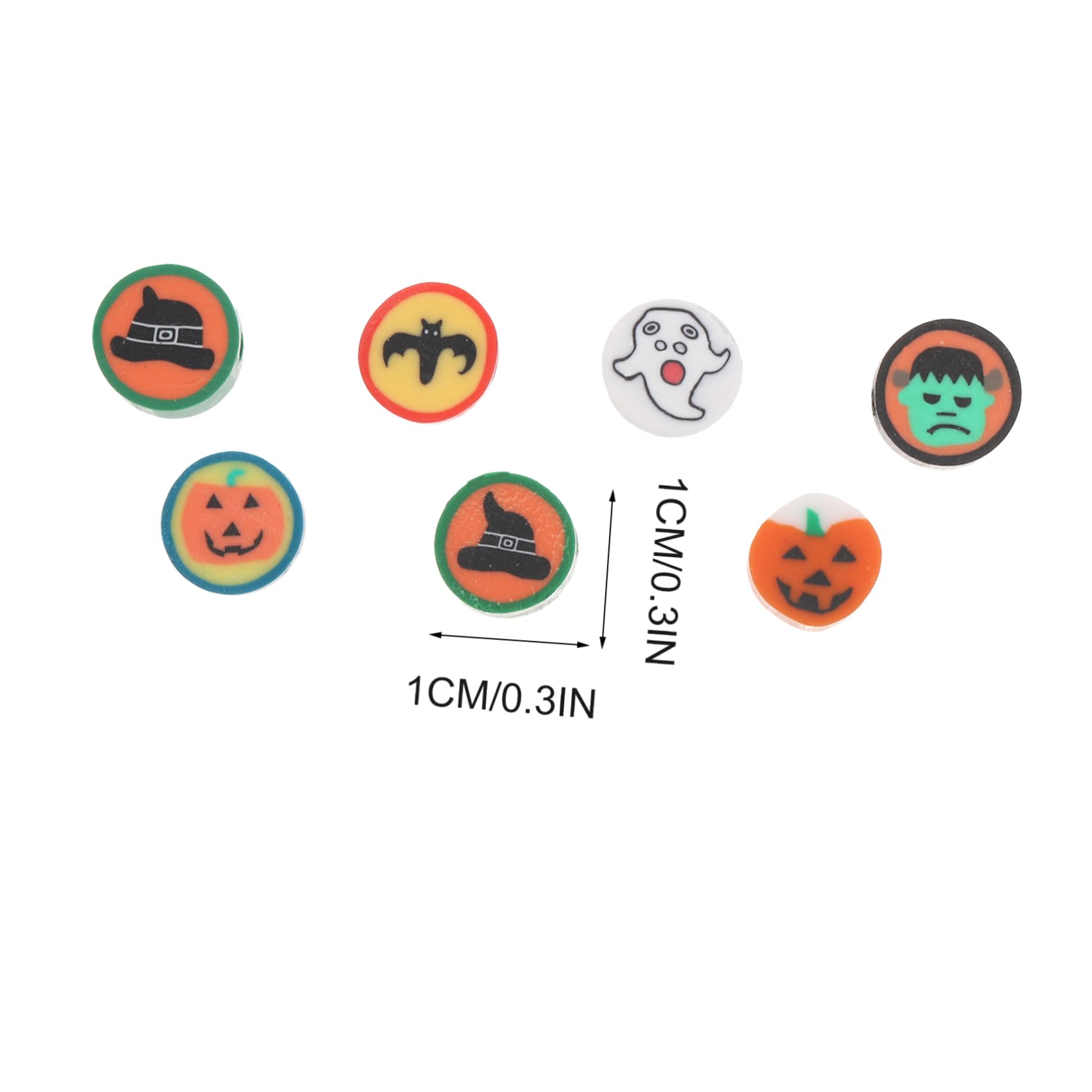 SHINEOFI 800piezas De Arcilla Polimérica Para Abalorios Decorativos De Halloween Para Pulseras y Mezclados