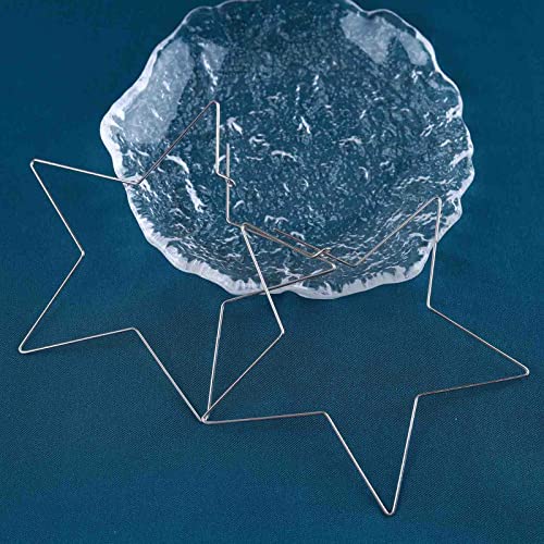 Boho Large Hoop Earrings - Silver Star Dangle Earrings - Big Hollow Star Earrings - Geometric Star Drop Earrings - Women's Jewelry4