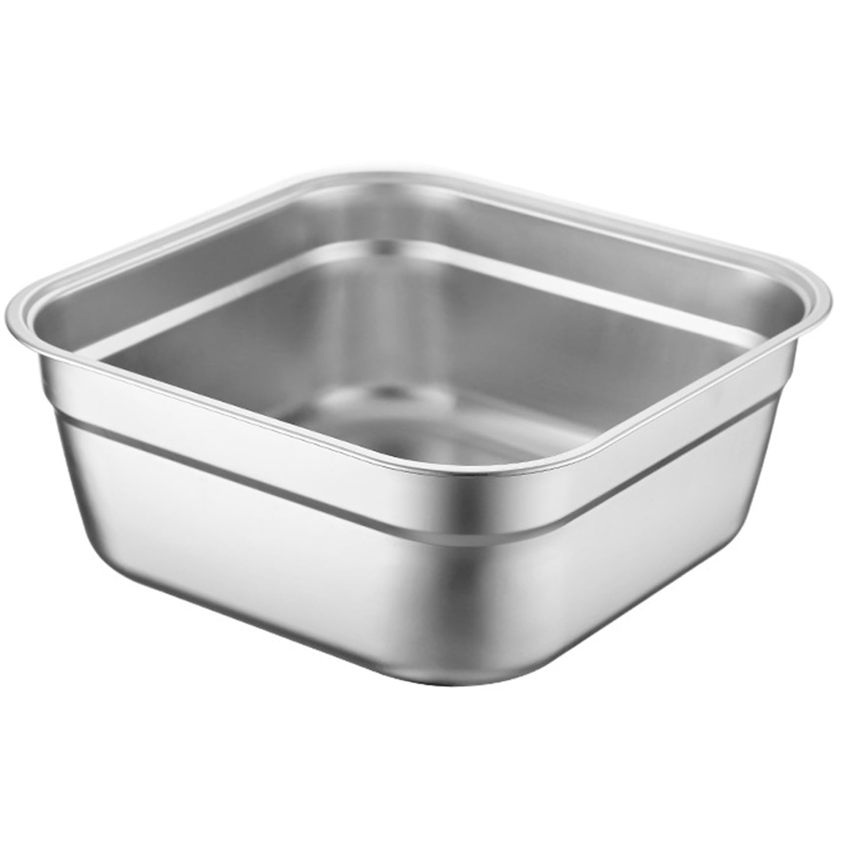 Tazón de Lavado, 304 Cuenca de Lavado Rectangular de Acero Inoxidable, Buque de Lavado Rectangular, tazón de Mezcla de tazón Fregadero de bañera de Acero Inoxidable de Acero Inoxidable de Lavado con