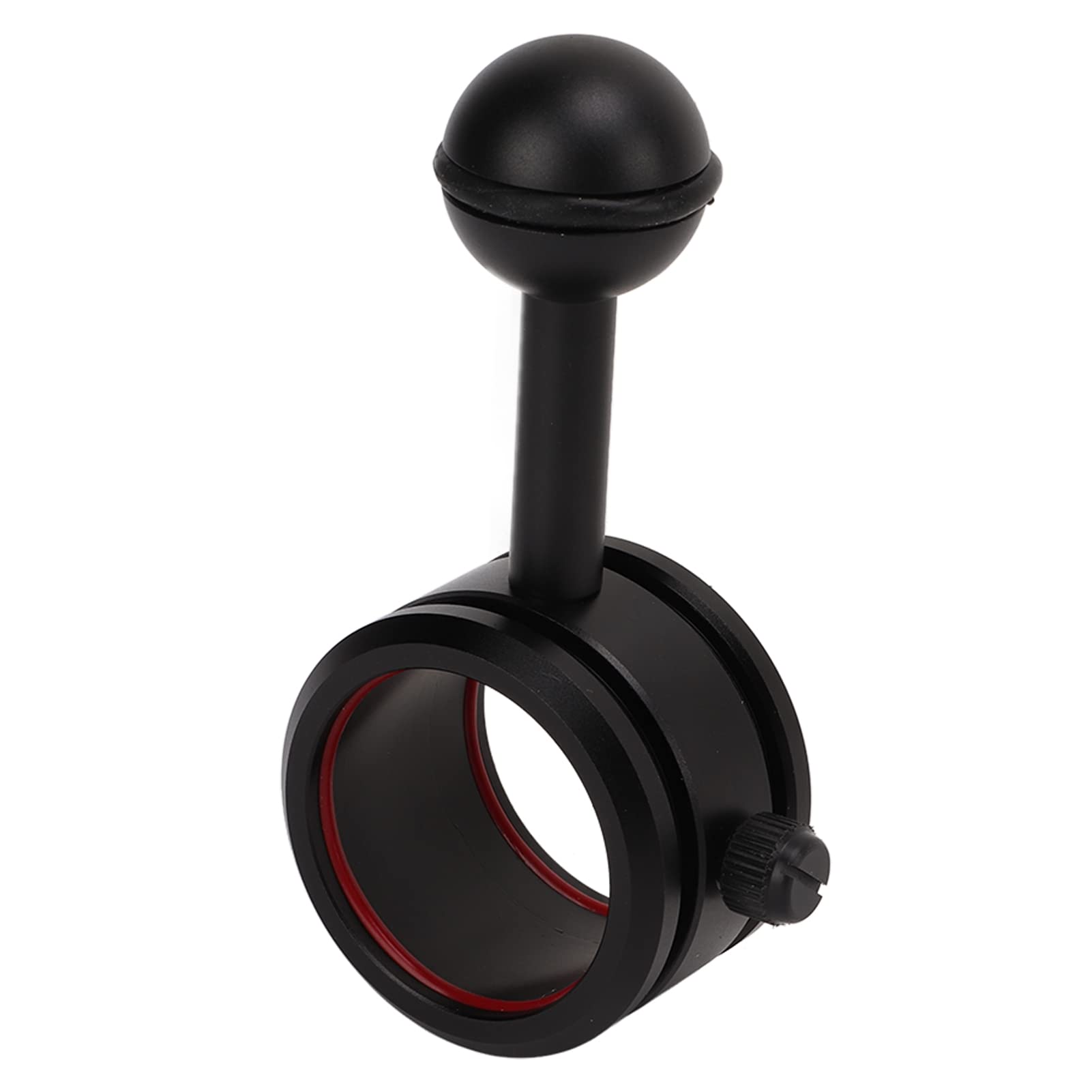 Akozon Adattatore per Braccio a Sfera Subacqueo Braccio per Palla da Immersione per Torcia da 28‑34 Mm Staffa per Giunto Sferico per Torcia Subacquea con Rivestimento Duro Anodizzato
