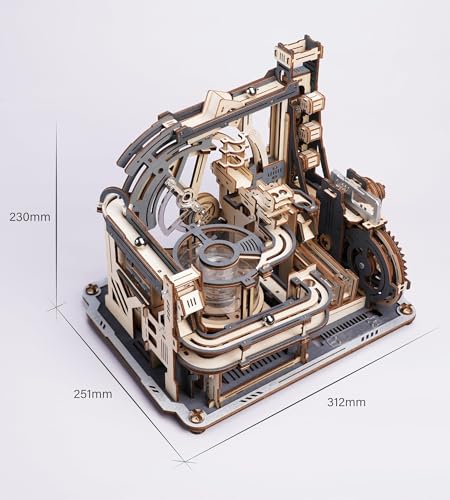 Miniatura 6 de Rokr Puzzle 3d Maquetas Para Montar Pista De Bolas Eléctrica Idea De Regalo Para Hombres Night City 2.0