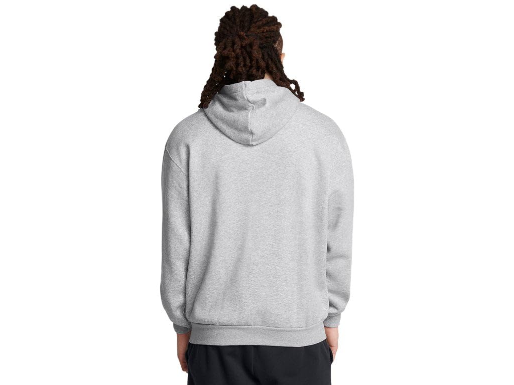 Under Armour 1386610-11-MD UA Icon FLC Hockey Hood Mod Gray Light Heather MD